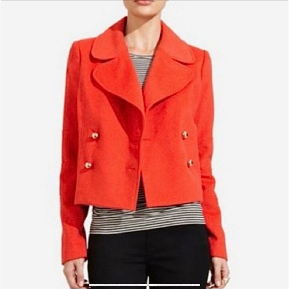 THE LIMITED ORANGE DOUBLE BREASTED JACKET
